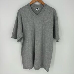 Gray V-Neck ProClub T-Shirt